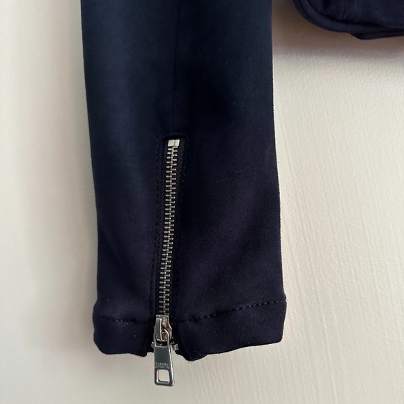 Banana Republic Faux Suede Navy Jacket - Picture 3 of 5